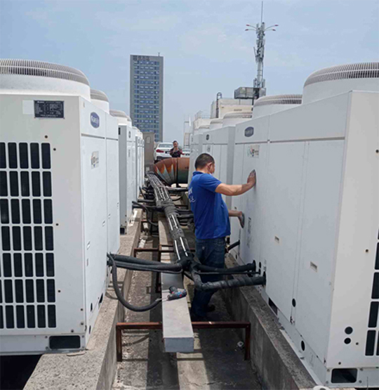 合川中央空调制热和不制冷系统维修方法